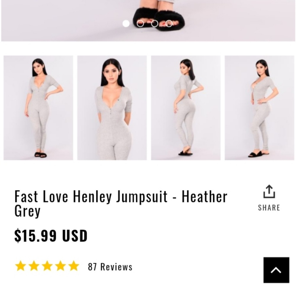 fast love henley jumpsuit